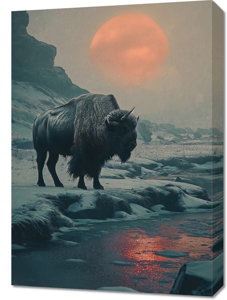 Obraz 50x70cm Żubrowy Monolit zdjęcie 1