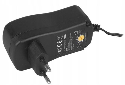 ZASILACZ UNIWERSALNY REGULOWANY DC 3-12V MOCNY 2.5A 30W 6 WTYKÓW na Arena.pl