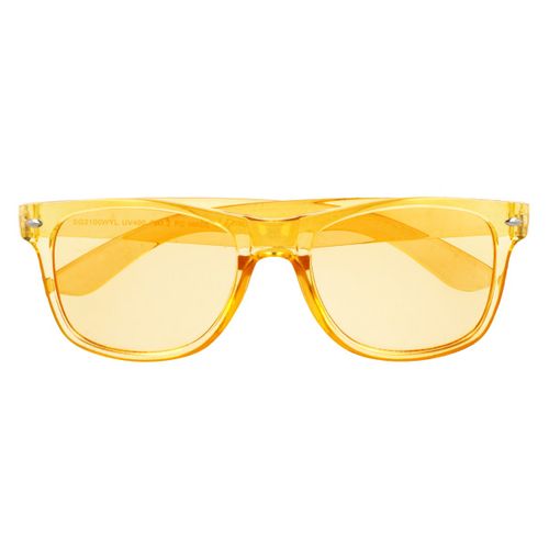 Żółte okulary wayfarer na Arena.pl
