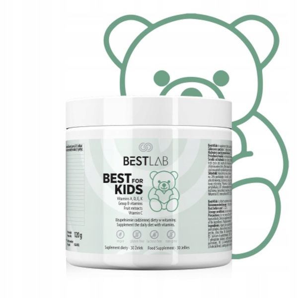 Best Lab, BestForKids WITAMINY DLA DZIECI I MŁODZIEŻY, 120 g BestLab zdjęcie 1