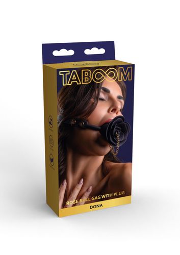 Rose Ball Gag With Plug Black na Arena.pl