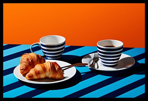 Plakat 45x30cm Croissanty na Arena.pl
