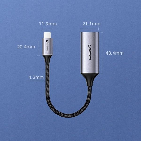 UGREEN ADAPTER PRZEJŚCIÓWKA USB C / HDMI 4K 60HZ THUNDERBOLT 3 do MacBook zdjęcie 4
