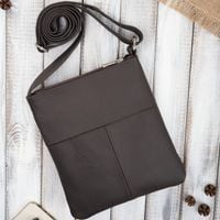 torebka damska listonoszka ze skóry naturalnej brązowa abruzzo abr-49-br