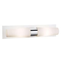 Łazienkowa lampa ścienna Brastad nad umywalkę chrom biała
