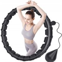 HULA HOP ODCHUDZAJĄCE Z OBCIĄZENIEM I WYPUSTKAMI MASAŻER + METALOWE ŁOŻYSKA