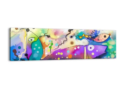 Obraz Na Płótnie - Ryby Pastele  - 160X50 Cm - Ab160X50-4096 na Arena.pl