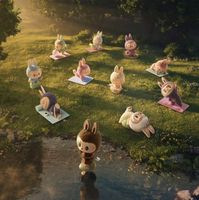 ORYGINALNE Labubu The Monsters LAZY YOGA Seria Figurek (BLINDBOX) Figurka