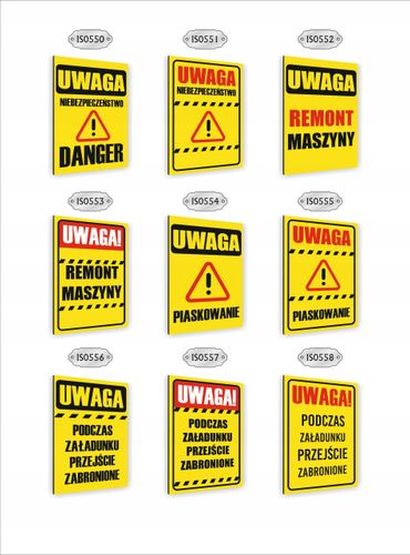 Tabliczka znak informacyjny dibond nadruk uv 40x30 UWAGA droga pożarowa na Arena.pl