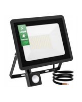Naświetlacz LED 100W HALOGEN LAMPA ZEWNĘTRZNA REFLEKTOR z CZUJNIKIEM RUCHU