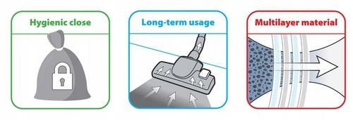 Worki do odkurzacza AEG, Electrolux, Philips EPBAG MAXI 12 szt + 2 na Arena.pl