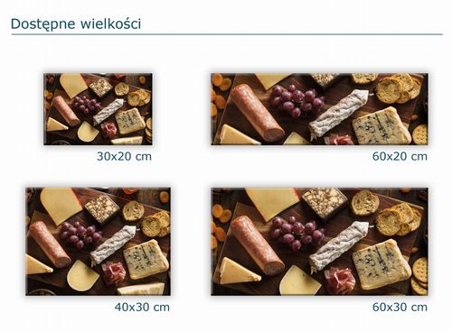 SZKLANA DESKA KUCHENNA 60x30 108d Wiejska deska na Arena.pl