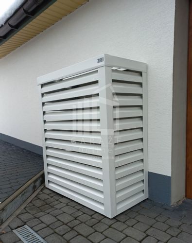 Osłona pompy ciepła 90x40x140 cm biały ID481 na Arena.pl