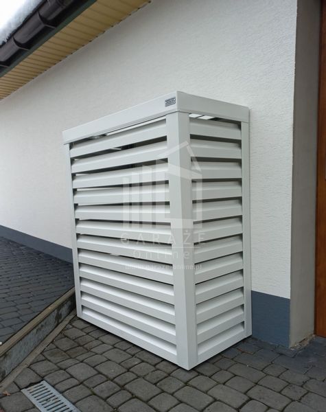 Osłona pompy ciepła 90x40x140 cm biały ID481 zdjęcie 3