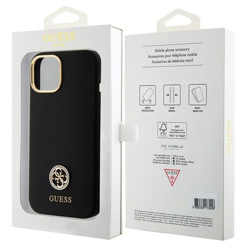 Etui Guess do iPhone 15, iPhone 14, iPhone 13, Czarny na Arena.pl