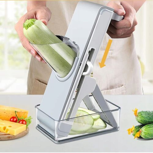 KRAJALNICA DO WARZYW Z POJEMNIKIEM I WYMIENNYMI NAKŁADKAMI TARKA na Arena.pl