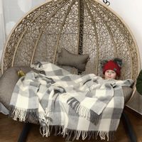 Koc Z Wełny Nowozelandzkiej Kratka 18715