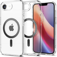 SPIGEN PRZEZROCZYSTE SZTYWNE ETUI CASE DO MAGSAFE NA IPHONE 16E CARBON