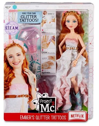 MGA Project Mc2 Lalka Ember's Glitter Tattoos na Arena.pl