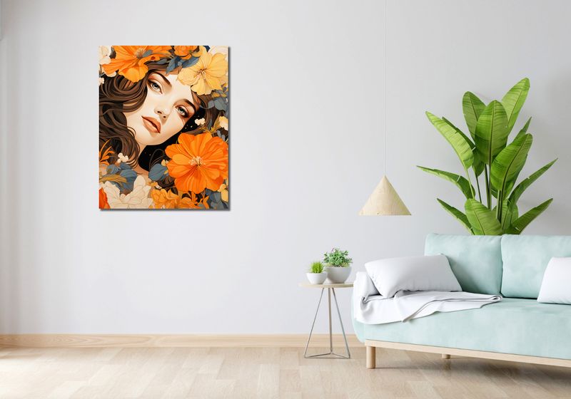Obraz 70x90cm Kwiatowa Esencja zdjęcie 2