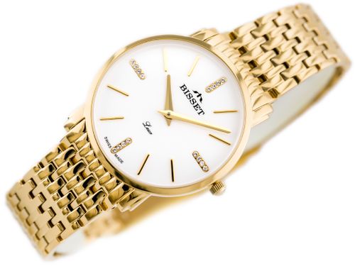 BISSET BSBE54 - gold/white (zb554c) na Arena.pl