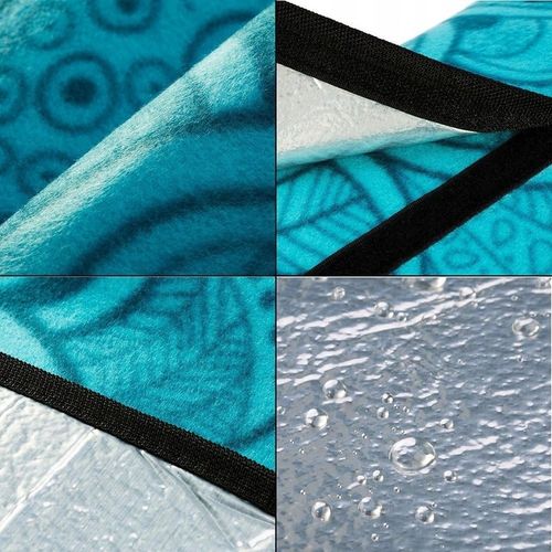 Koc Piknikowy z Uchwytem Izolacja Folia Termiczna Plażowy Mata 200x200cm na Arena.pl