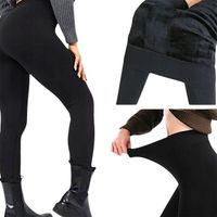 OCIEPLANE LEGGINSY DAMSKIE Z FUTERKIEM CZARNE M/L WYSOKI STAN CIEPŁE