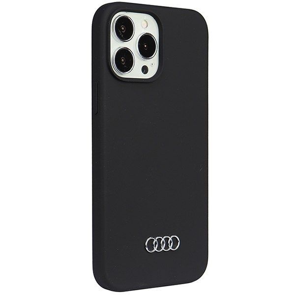 Audi Silicone Case iPhone 13 Pro Max 6.7" czarny/black hardcase zdjęcie 2