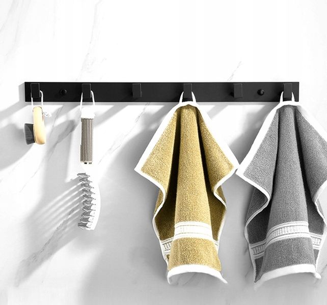 Panel Wieszak Haczyki Mocny Czarny zdjęcie 7