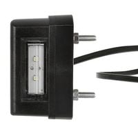 Lampa oświetlenia tablicy rejestracyjnej LED 12V 24V 2 Diodowa Czarna