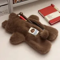 Pluszowy piórnik Miś Brown
