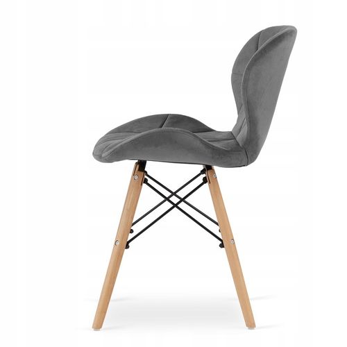 Stół Okrągły Biały Nowoczesny 4 Krzesła Szare Do Salonu Jadalni Kuchni na Arena.pl