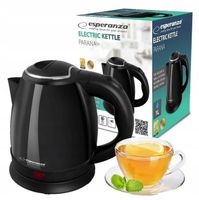 CZAJNIK ELEKTRYCZNY BEZPRZEWODOWY CICHY MOCNY NIERDZEWNY MAŁY PRZENOŚNY 1L