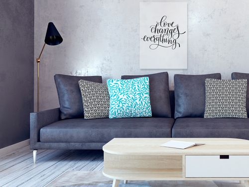 56808 Obraz na płótnie LOVE CHANGES EVERYTHING - NAPIS na Arena.pl