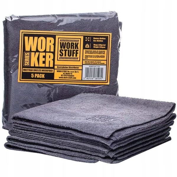 Work Stuff Worker 5-pack Zestaw Mikrofibr zdjęcie 1