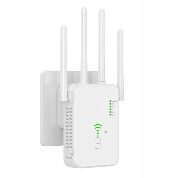 REPEATER WIFI WZMACNIACZ SYGNAŁU Dual Band 2,4Ghz/5Ghz AC1200 1200Mb/s zdjęcie 1