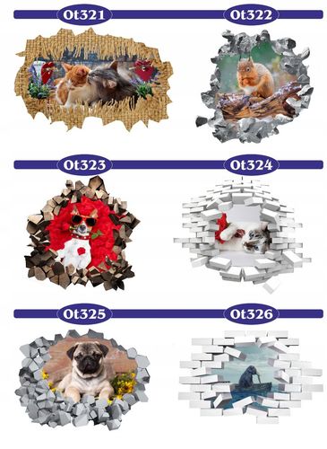 Naklejka samoprzylepna 3D do pokoju dziecięcego na Arena.pl