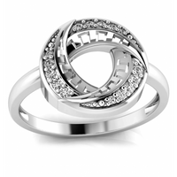 SREBRNY PIERŚCIONEK WZÓR GRECKI Z CYRKONIAMI SREBRO PRÓBY 925