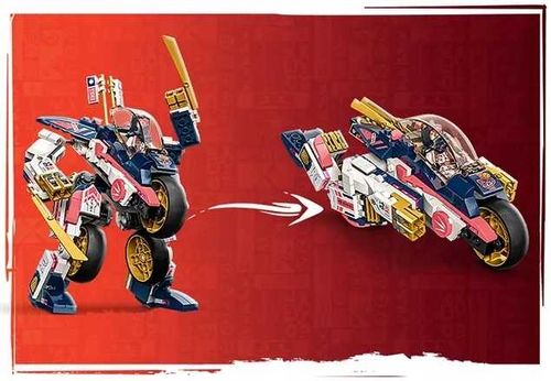 71792 - lego ninjago - mech sory zmieniający się w motocykl wyścigowy na Arena.pl