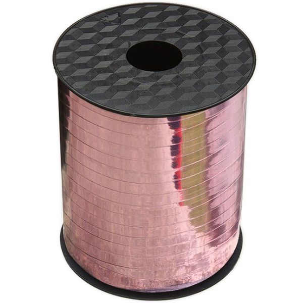 WSTĄŻKA DO BALONÓW METALICZNA ROSE GOLD 250M PARTY zdjęcie 1