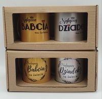 kpl 2kubków NAJLEPSZA BABCIA,NAJLEPSZY DZIADEK