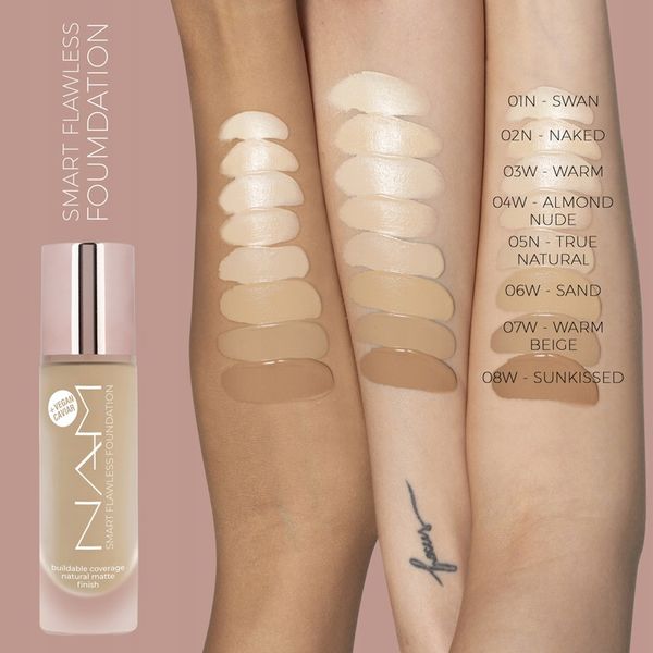 NAM Smart Flawless Foundation 5 True Natural zdjęcie 8