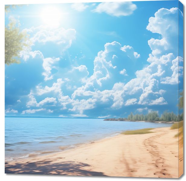 Obraz 100x100cm Letni Dzień zdjęcie 1
