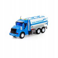 Samochód cysterna ze światłem i dźwiękiem Profi biało-niebieski