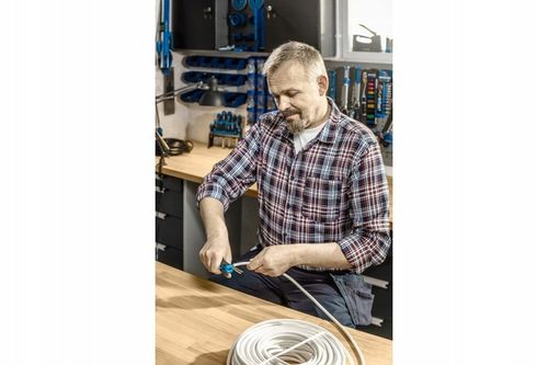 HOGERT UNIWERSALNY NÓŻ do ŚCIĄGANIA izolacji KABLI PRZEWODÓW 0,5-6mm2 RG6 na Arena.pl