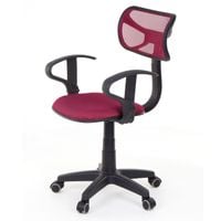 Fotel biurowy 8904 (Bordowy)
