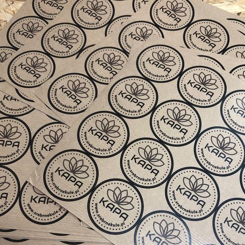 Naklejki papierowe EKO Ø 5 cm na Arena.pl