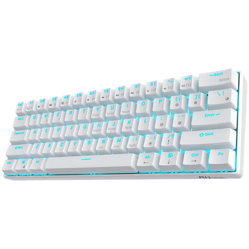 royal kludge rk61 white gaming keyboard brown switch na Arena.pl