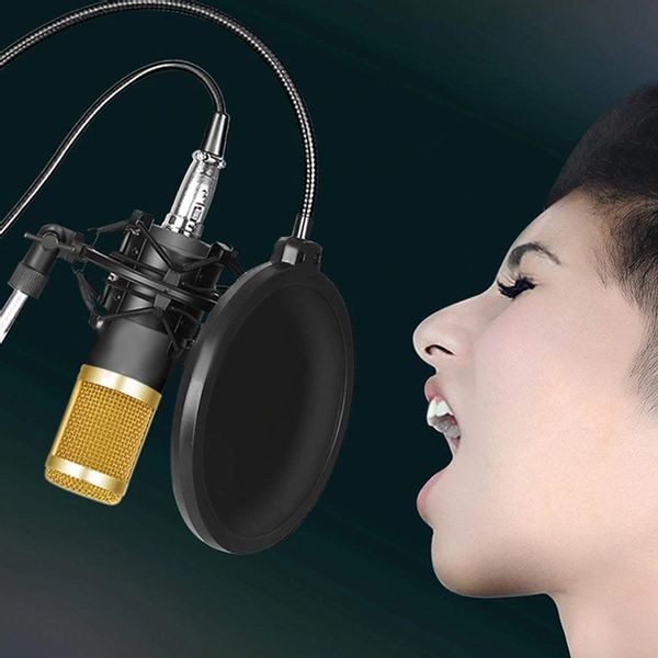 Mikrofon studyjny ze statywem i filtrem USB z mixerem Bluetooth V8X PRO zdjęcie 12