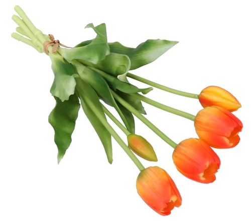 TULIPANY BUKIET TULIPANÓW GUMOWANE GUMOWE SILIKONOWE JAK ŻYWE na Arena.pl